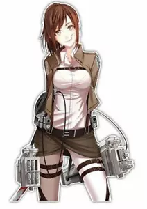 Attack On Titan Mikasa Ackerman Anime Car Decal Sticker 012 - Picture 1 of 1
