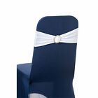 Elastic Stretch Chair Cover Band with Slider Buckle for Decoration Events Decor