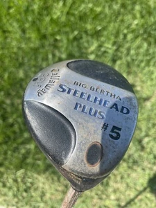 ⭐️Big Bertha Steelhead Plus 5 Wood⭐️Steelhead Plus Steel Shaft⭐️NICE Lamkin Grip - Picture 1 of 7