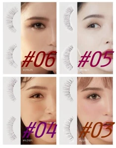 [EQUMAL] LAMUQE FALSE EYELASHES 0.008g Weightless Clear Line Korea Beauty Item - Picture 1 of 5