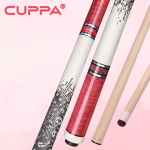 CUPPA 58" Professional Pink Solid Maple Billard Pool Queue Stick 12,5 mm Set - Bild 1 von 17