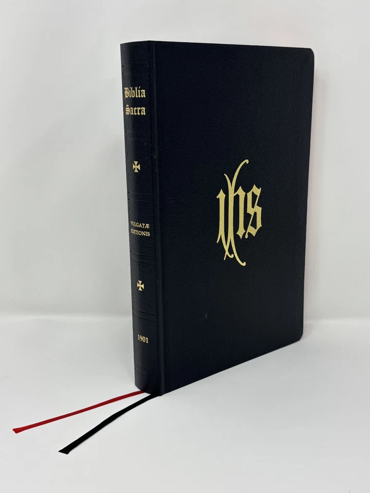 Biblia Sacra Latin Vulgate Clementine Edition Catholic Illustrated Bible - Image 1 of 4