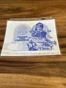 Vintage Warner Brothers Movie Double Sided Synopsis Sheet - Crooks and Coronets - Foto 1 di 2