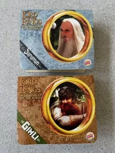 LORD OF THE RINGS 2 VINTAGE FIGURINES & MOVIE STILLS BURGER KING 2001 - Picture 1 of 3