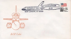 CHALLENGER 41-G, NEW LONDON, CT 1984 FDC6370 - Picture 1 of 1