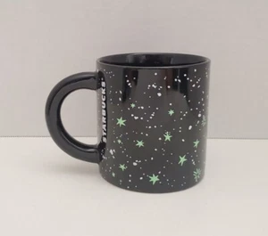 Starbucks Halloween 2022 schwarz Nachthimmel leuchten in den dunklen Sternen 12oz Kaffeetasse - Bild 1 von 6