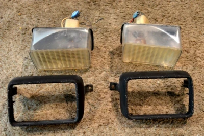 1974-1978 FORD MUSTANG 2 II FOG LIGHT PARKING LIGHT GRILL MOUNTSIGNAL LAMPS OEM Foto 1 de 4