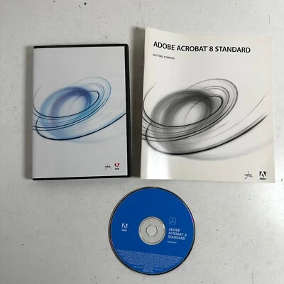 Adobe Acrobat 8 Standard Blue Multi-Programer For Windows with Case & Manual - Image 1 of 4