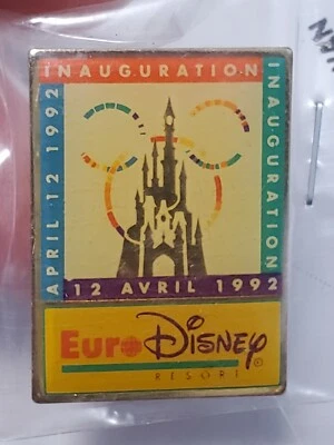 Prendedor Castillo Día Inauguración Euro Disney 12 de Abril 1992, Pinpics 1330 Foto 1 de 2