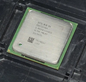 Gebrauchte Intel Pentium 4 2,8GHz SL7PK 1MB 533 Mhz Sockel 478/N Prozessor CPU - Bild 1 von 5