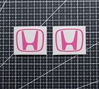 Honda Logo -  Car Decal Vinyl Sticker 2 X Size 53 X 65mm  Multiple Colours