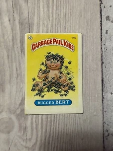 Vintage Bugged Bert Garbage Pail Kids 1985 Series 1 11b Topps - Picture 1 of 2