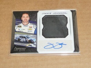 2016 Panini Torque RACING JIMMIE JOHNSON AUTOGRAPH/AUTO TIRE /25 A6909
