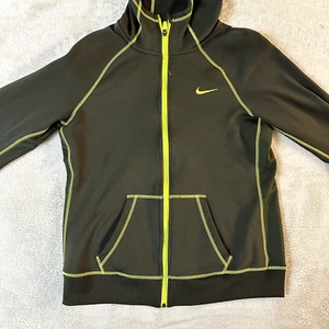 Nike Therma-Fit Hoodie, Hooded Sweatshirt, Jacket, Olive Green, Size L - Picture 1 of 11