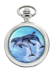 Dolphins Pocket Watch - Picture 1 of 4