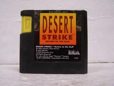 Carro Desert Strike: Return to the Gulf (Sega Genesis, 1992) solamente Foto 1 de 3
