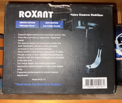 Roxant Video Camera StabilizerLimited Edition Midnight Black Elite Editor - Image 1 of 2