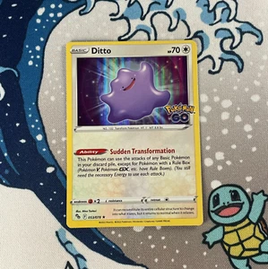 Ditto 053/078 Holo Rare Pokemon Go Sword & Shield Pokemon Card 2022 NM - Bild 1 von 3