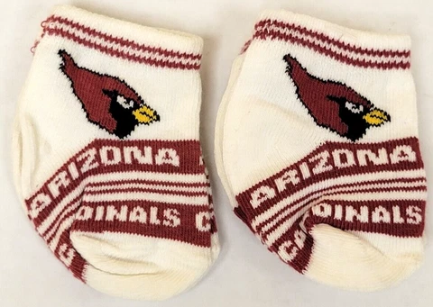 NFL Arizona Cardinals Infant-Baby Socks, New (Size 0-6 Months) (Last - 2 Pair) Cover