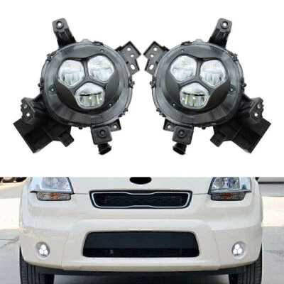 2pcs LED Daytime Running Lights DRL For KIA Soul 2017 2018 2019 Dual Color - Image 1 of 4