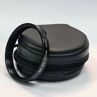 Hasselblad Bayonet 57-52 mm Adapter for Camera with Protective Leather Case - Image 1 of 4