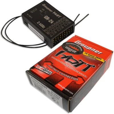 GRAUPNER EMPFÄNGER GR-24 2,4GHZ 12K HOTT EMPFÄNGER 33512 - Bild 1 von 3