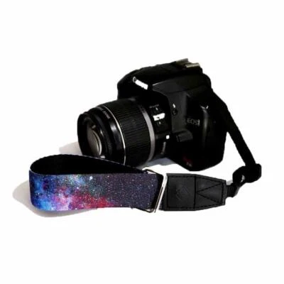 Correa de cámara de muñeca Galaxy para cámara DSLR/SLR, cámara DSLR con impresión de estrellas Foto 1 de 4