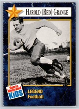 1991 Sports Illustrated for Kids Harold Red Grange Galloping Ghost #322