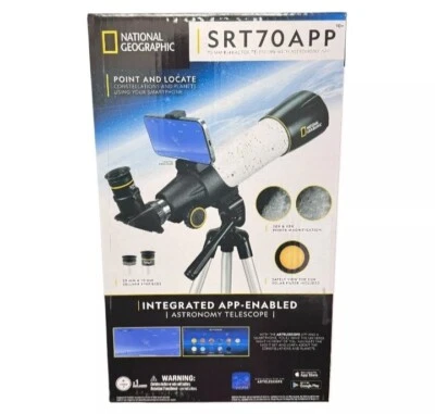 National Geographic SRT70APP  70mm Refractor Telescope with Astronomy App - Image 1 of 2