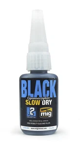 BLACK SLOW DRY CYANOACRYLATE - Bild 1 von 1