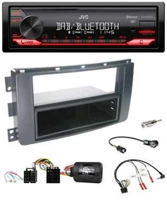JVC Bluetooth USB DAB Lenkrad Autoradio für Smart ForFour 2004-2006 schwarz - Bild 1 von 10