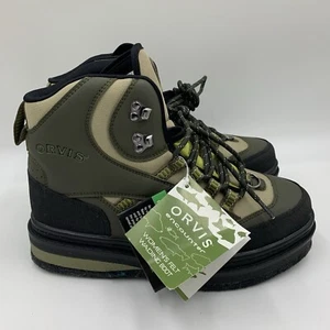 ORVIS Encounter Wading Boot Women’s Size 11 Green Rubber Felt Sole Style:14N7 - Picture 1 of 8