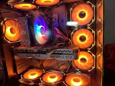 LENG JING 4PRO 120mm ARGB PWM Computer Case Fan Black/White Positive/Reverse - Image 1 of 4