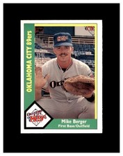 1990 CMC Oklahoma City 89ers  Mike Berger #10