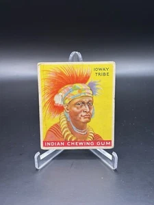 1933 Goudey Indian Gum Ioway Tribe #2 Good Series Of 48 Free Ship - Picture 1 of 2