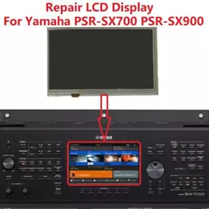LCD Display With Touch Screen Digitizer for Yamaha PSR-SX700 PSR-SX900 - Picture 1 of 3