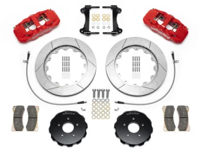 Kit de freno delantero Wilwood AERO6 Big Brake, se adapta a Nissan 370Z 2009-13, rotores de 14", línea Foto 1 de 4