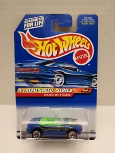 Hot Wheels X-Treme Speed Series Mazada Mx-5 Miata W/Protector - Picture 1 of 9