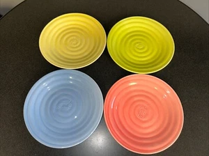 SET OF 4- Pink Bunny Rabbit Dinner Plates ~8.75" Tag Brand Granny Core Chic - Picture 1 of 6