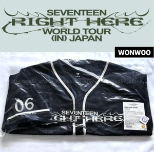 SEVENTEEN WONWOO WORLD TOUR RIGHT HERE IN JAPAN OFFICIAL UNIFORM SHIRT NEW - Picture 1 of 9