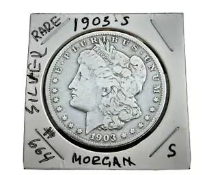 1903-S $1 Morgan Silver Rare Collectible Dollar, BETTER DATE ⭐ 664 ⭐ V6 ⭐ - Picture 1 of 2
