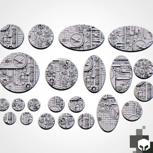 Warhammer 40K AOS Resin Base Toppers Wargaming Steam Punk - Picture 1 of 10