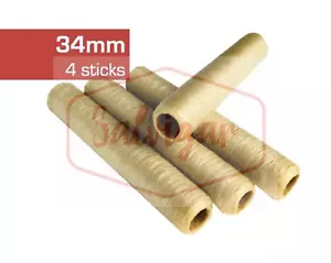 Kollagenhüllen trocken 34 mm/50 Fuß zum Füllen 88 Pfund 360 Würste 4 Stöcke - Bild 1 von 9