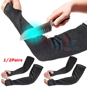 1/2 Pares Protectores de Brazo Corte Resistente al Calor Manga, Resistente a Quemaduras Anti Abrasión - Imagen 1 de 17