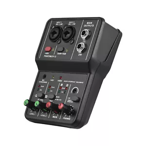 USB Audio Interface +48V Phantom Power Recording Sound Card 16bit/48kHz N3F3 - Picture 1 of 12