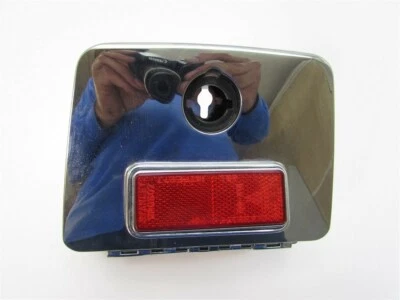 Tool Box Rear Chrome Storage Lid Yamaha XV1000 Virago XV700 XV1100 XV750 84-99 - Image 1 of 3