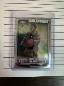2025 Topps Chrome Rookie Card RC #179 Harrison Ingram Sam Antonio Spurs - Picture 1 of 2