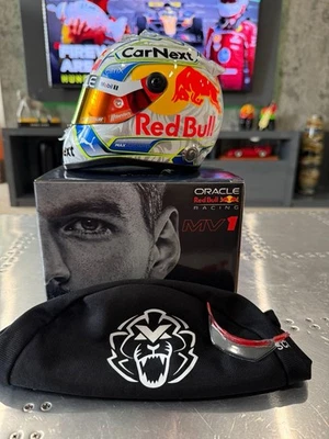 Max Verstappen FORMULA 1 2022 Austria GP 1:2 Scale Helmet Red Bull Champion. - Image 1 of 4