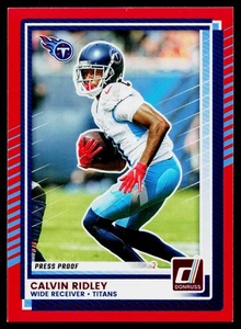 2025 Donruss Press Proofs Red - Calvin Ridley #148 - Tennessee Titans - Bild 1 von 2