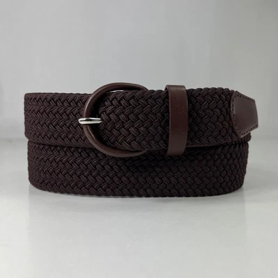 Brown Stretchy Web Belt - Size 36 - Image 1 of 4